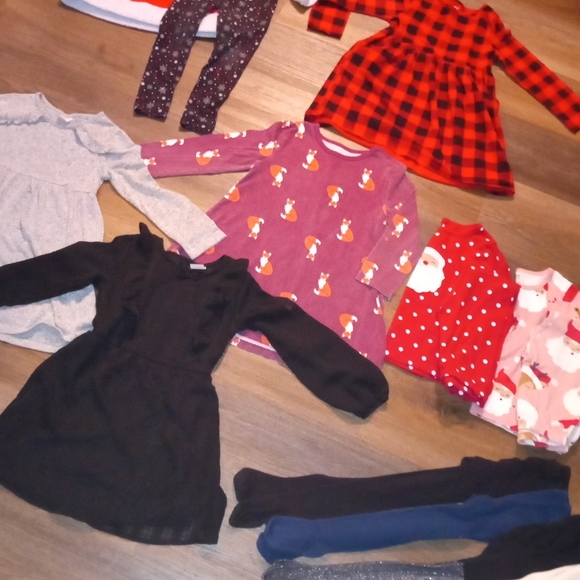 Toddler Girls 5t Holiday Lot - Picture 4 of 6